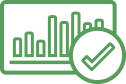 Gráfico com check